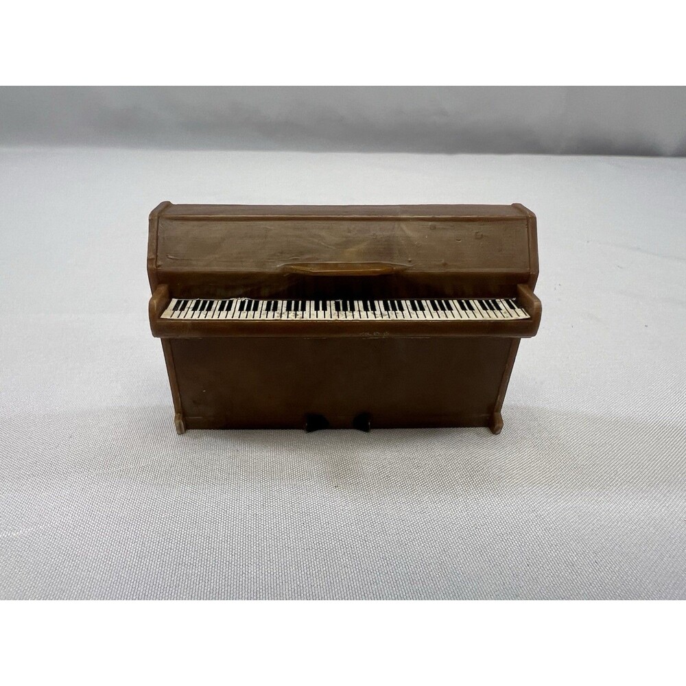 Vintage Blue Box Miniature Dollhouse Furniture Upright Piano